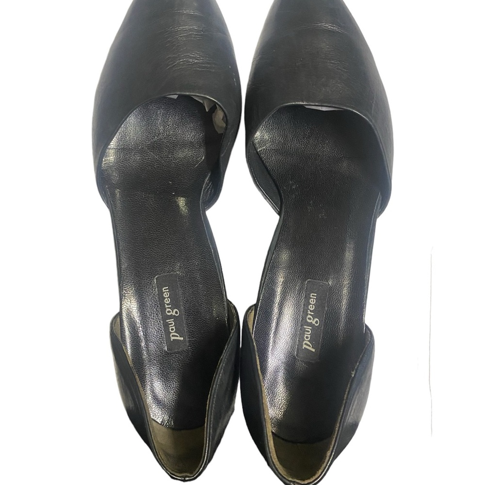 Paul Green Women's Julia Leather D'Orsay Kitten Heel Pumps